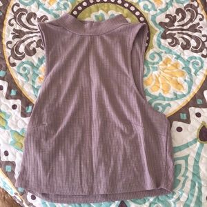 Light purple crop top